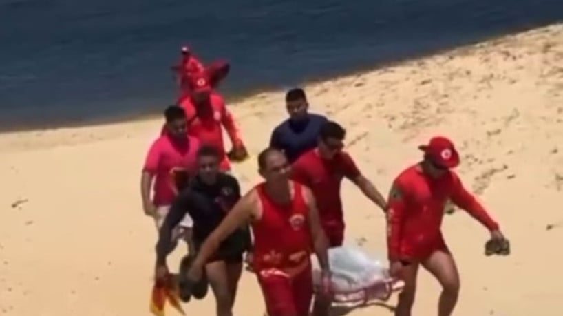 Corpo do jovem morto afogado foi resgatado pelos Bombeiros  