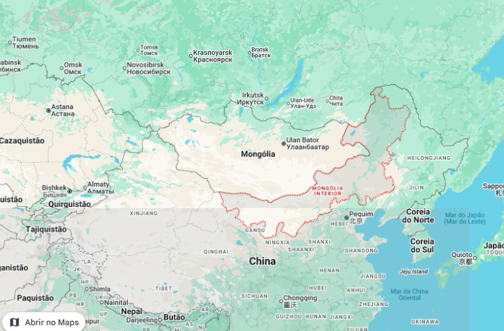 A Mongólia Interior é uma região autônoma dentro da República Popular da China, onde vivem mongóis e chineses Han. Apesar de carregar o nome “Mongólia”, não é um país independente, estando subordinada ao governo chinês. Sua população é muito maior que a da Mongólia soberana, e sua vida cotidiana reflete forte integração com a cultura e infraestrutura chinesas.