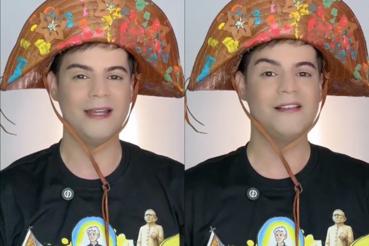 [...] Costumo dizer que eu acabei me encontrando [...] levando a nossa cultura do nosso Nordeste, do nosso Cariri pra todo mundo. E também levando a forma de devoção através da arte, disse ele ao g1.