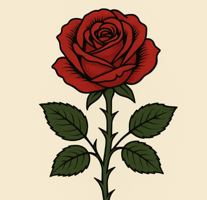 Apesar dos acúleos, a rosa é símbolo de romantismo. Poetas e escritores a exaltaram por séculos, tornando-a um ícone do amor eterno e da beleza que fere e encanta