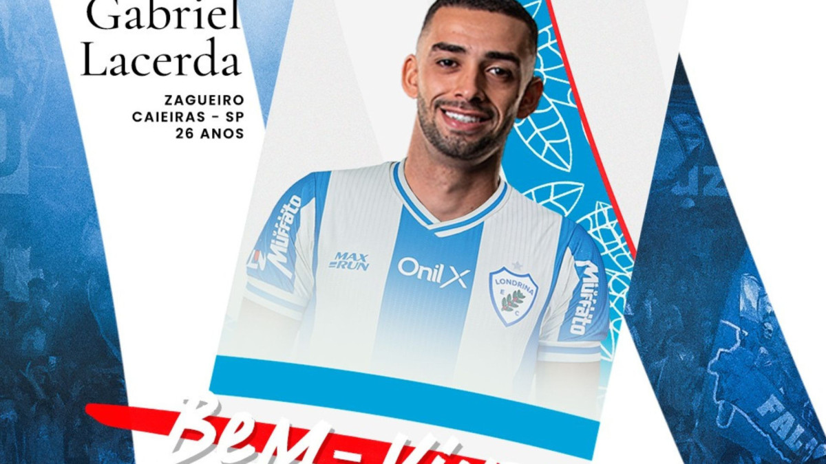 Gabriel Lacerda é anunciado pelo Londrina