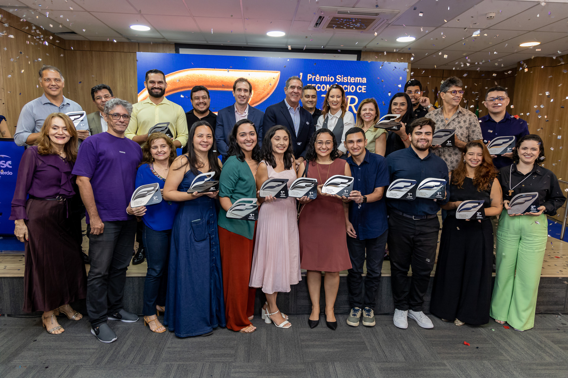 Vendedores do Pr&ecirc;mio Sistema Fecom&eacute;rcio-CE de Jornalismo