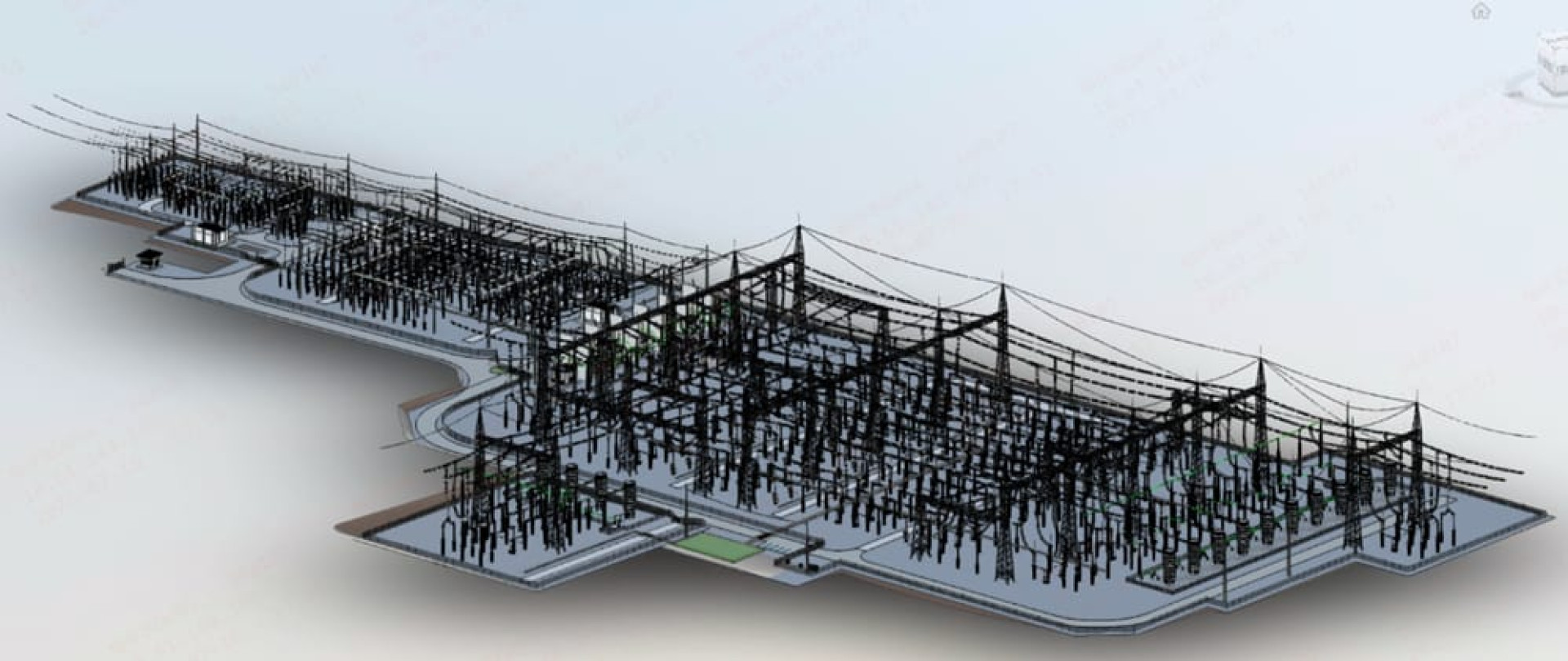 Imagem do linhão a ser construído (Foto: REPRODUÇÃO)