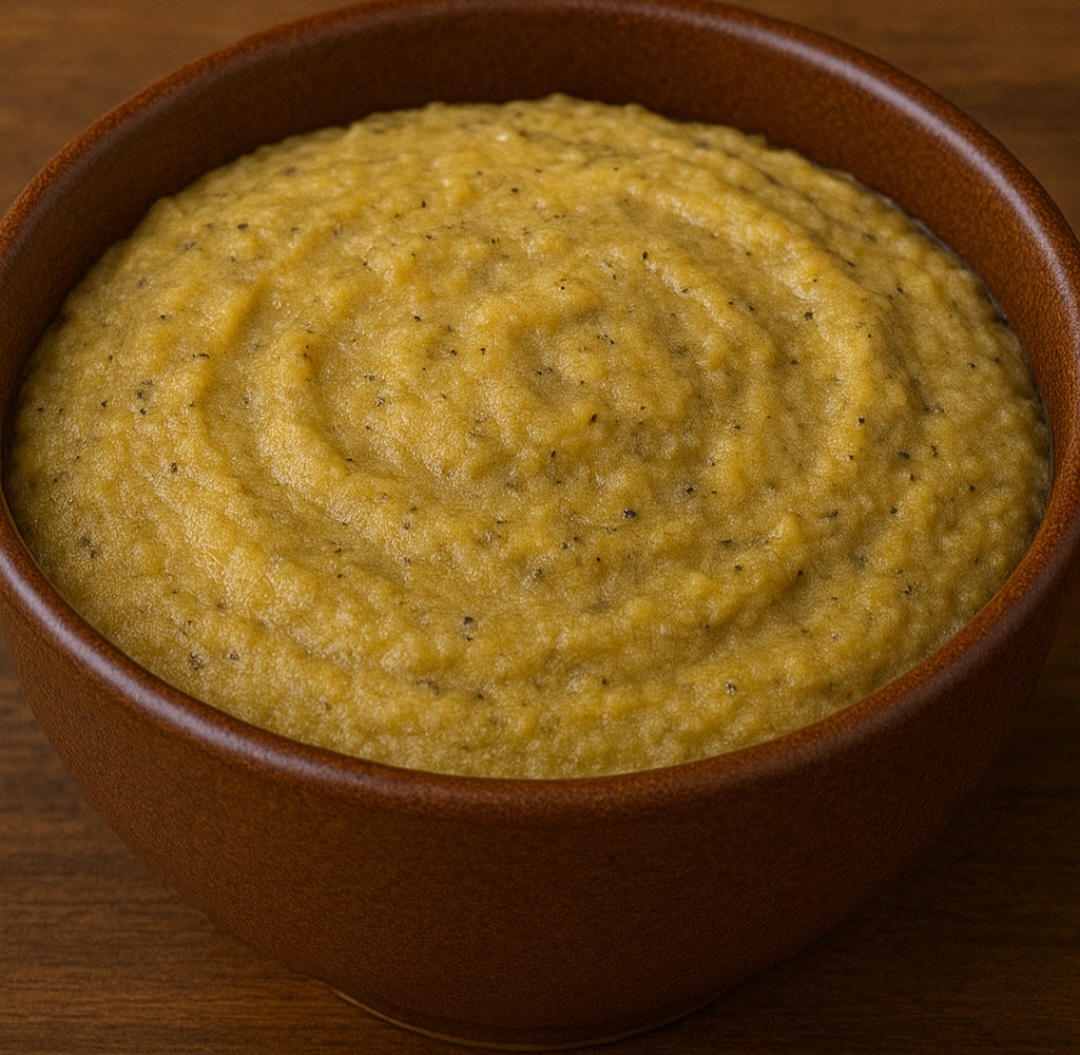 9º lugar: Polenta taragna (Itália) – polenta enriquecida com queijos como fontina e parmesão, típica dos Alpes.  
