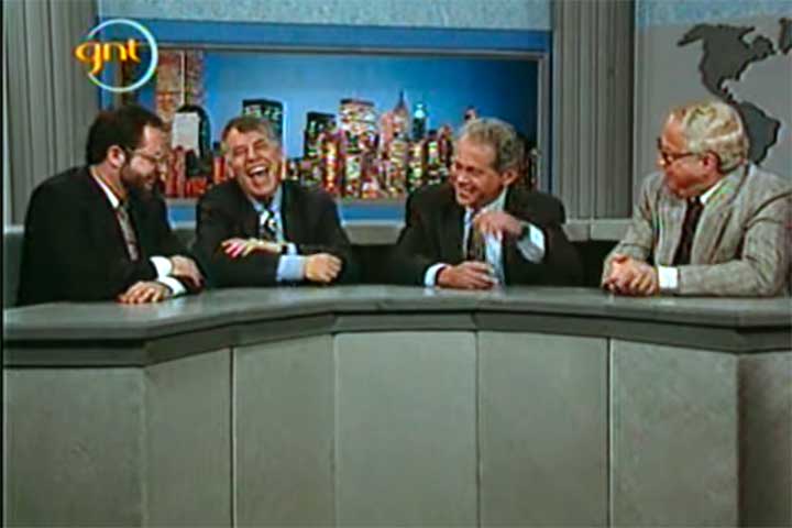 Nos anos 1990, integrou o programa “Manhattan Connection”, ao lado de Lucas Mendes, Caio Blinder e Nelson Motta. Em 1996, passou a atuar também na Globo News, entrevistando personalidades como John Kenneth Galbraith.
