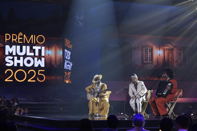 Com faixas do &aacute;lbum Dominguinho, Jo&atilde;o Gomes, Mestrinho e Jota.p&ecirc; foram destaque em diversas categorias no Pr&ecirc;mio Multishow 2025