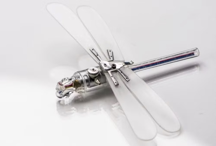 Libélula espiã: Nos anos 1970, a CIA experimentou um inseto robótico voador que carregava um microfone para captar mensagens de forma discreta. A ideia foi abandonada porque o objeto não tinha estabilidade.