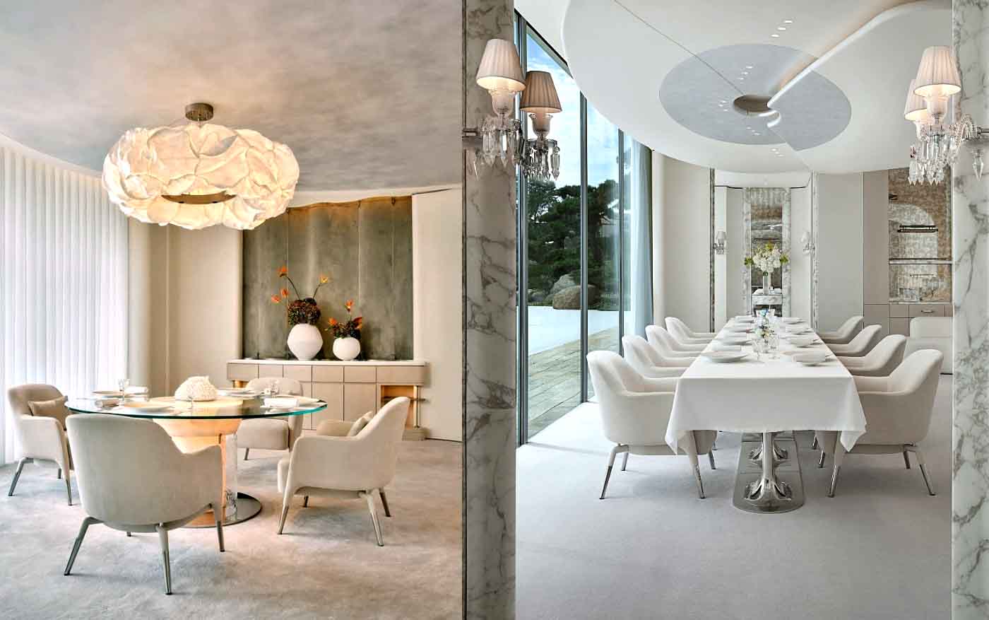 Blackswan (Pequim, China) – Espaço sofisticado e minimalista, valoriza contrastes e design futurista. Mistura a culinária cantonesa tradicional com um toque contemporâneo.