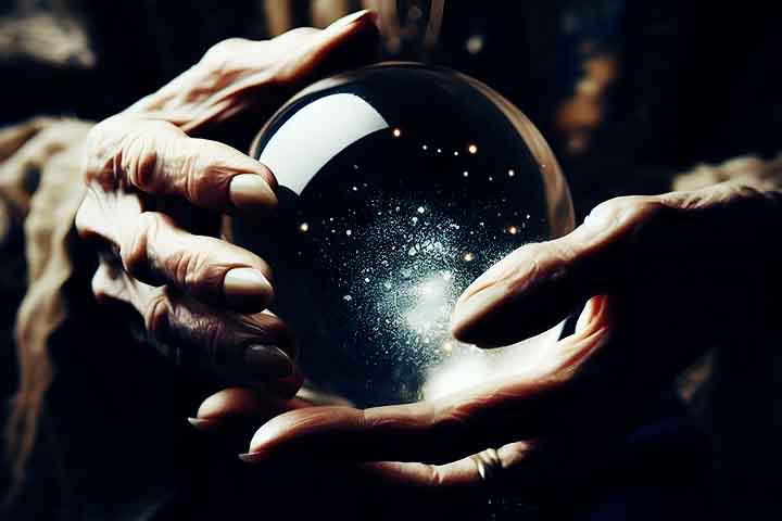 No século XIX, especialmente durante a Era Vitoriana, houve um ressurgimento do interesse pelo ocultismo e pela espiritualidade, o que popularizou ainda mais o uso das bolas de cristal. Elas passaram a ser associadas a médiuns e a sessões espíritas.