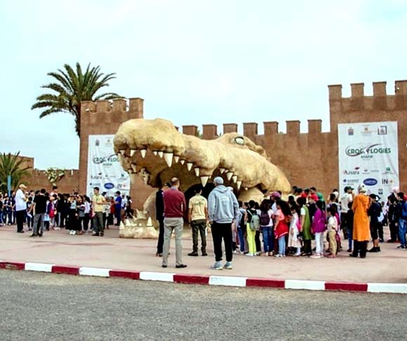 Crocoparc - A entrada já revela o que espera os turistas. O parque fica em Agadir e é repleto de crocodilos. Este animal foi venerado como divindade no Antigo Egito. E é muito comum no continente africano. 