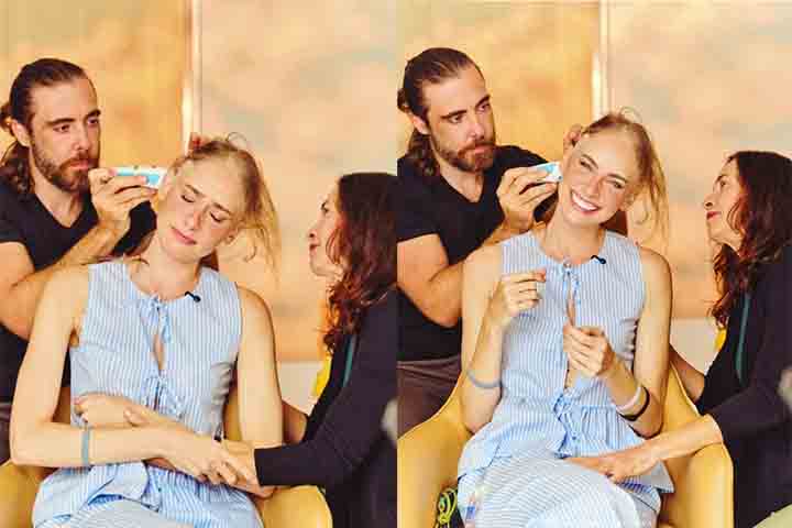 Eu quero deixar claro o quanto eu me sinto sortuda, isso é uma coisa que venho repetindo desde quando a gente descobriu tudo isso. Eu tenho uma família que me faz sentir segura e amparada e que me faz ter certeza de que eu tenho um lar para voltar, acrescentou.