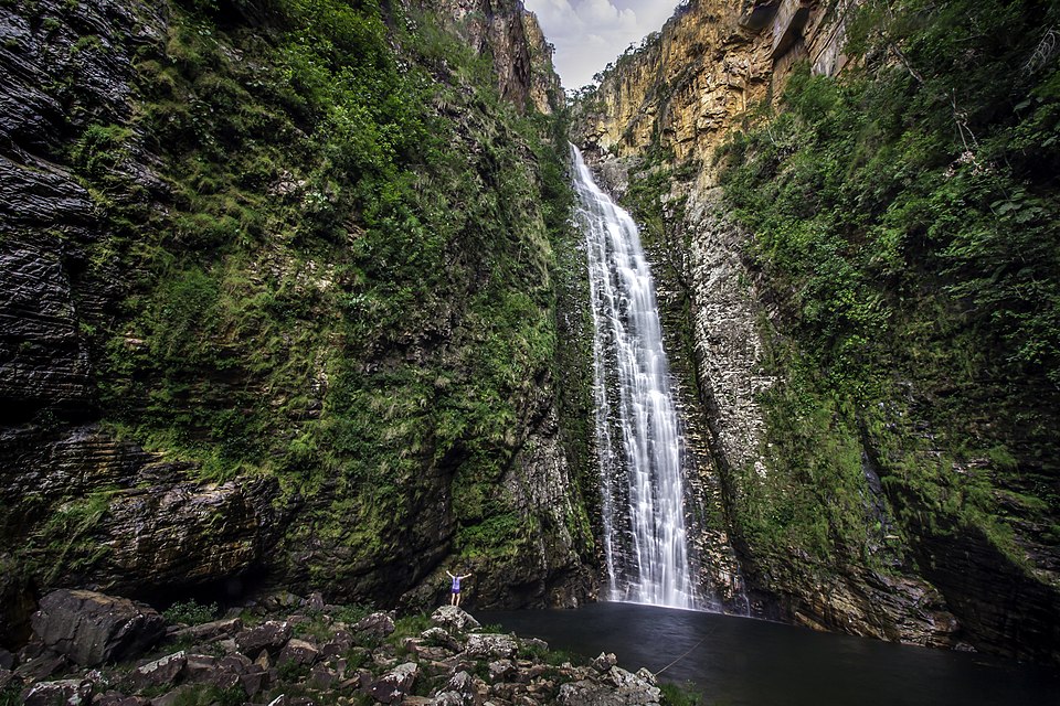 Cachoeira do Segredo – Alto Paraíso de Goiás, GO (Parque Nacional da Chapada dos Veadeiros): Linda e isolada, tem um poço profundo, mas calmo para nadar.
