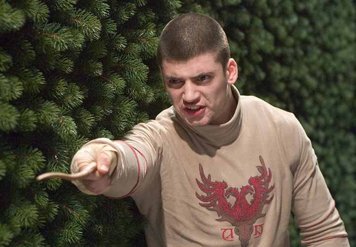 Viktor Krum (Stanislav Ianevski) – Jogador de Quadribol búlgaro e participante do Torneio Tribruxo. Reservado e talentoso, se envolve brevemente com Hermione.
