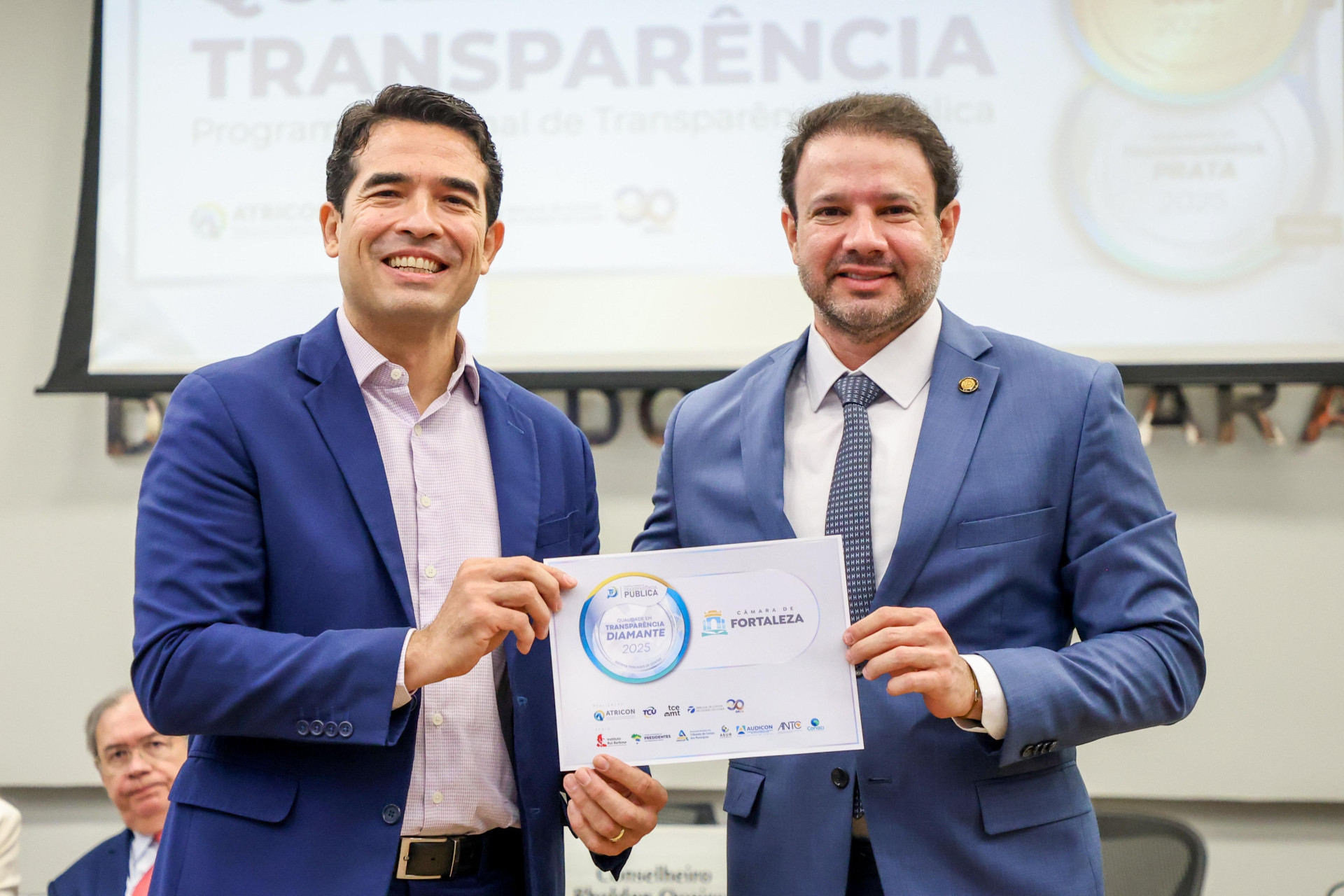 ￼ENTREGA do Selo Qualidade em Transparência (Foto: Mateus Dantas/CMFor)