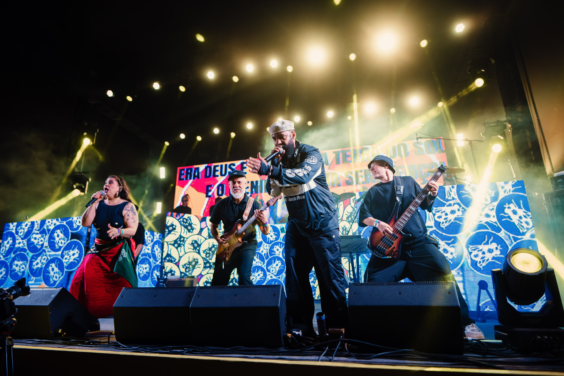 BaianaSystem encerrou a primeira noite do festival Tamo Junto BB (Foto: Maria haydee/Divulgação)