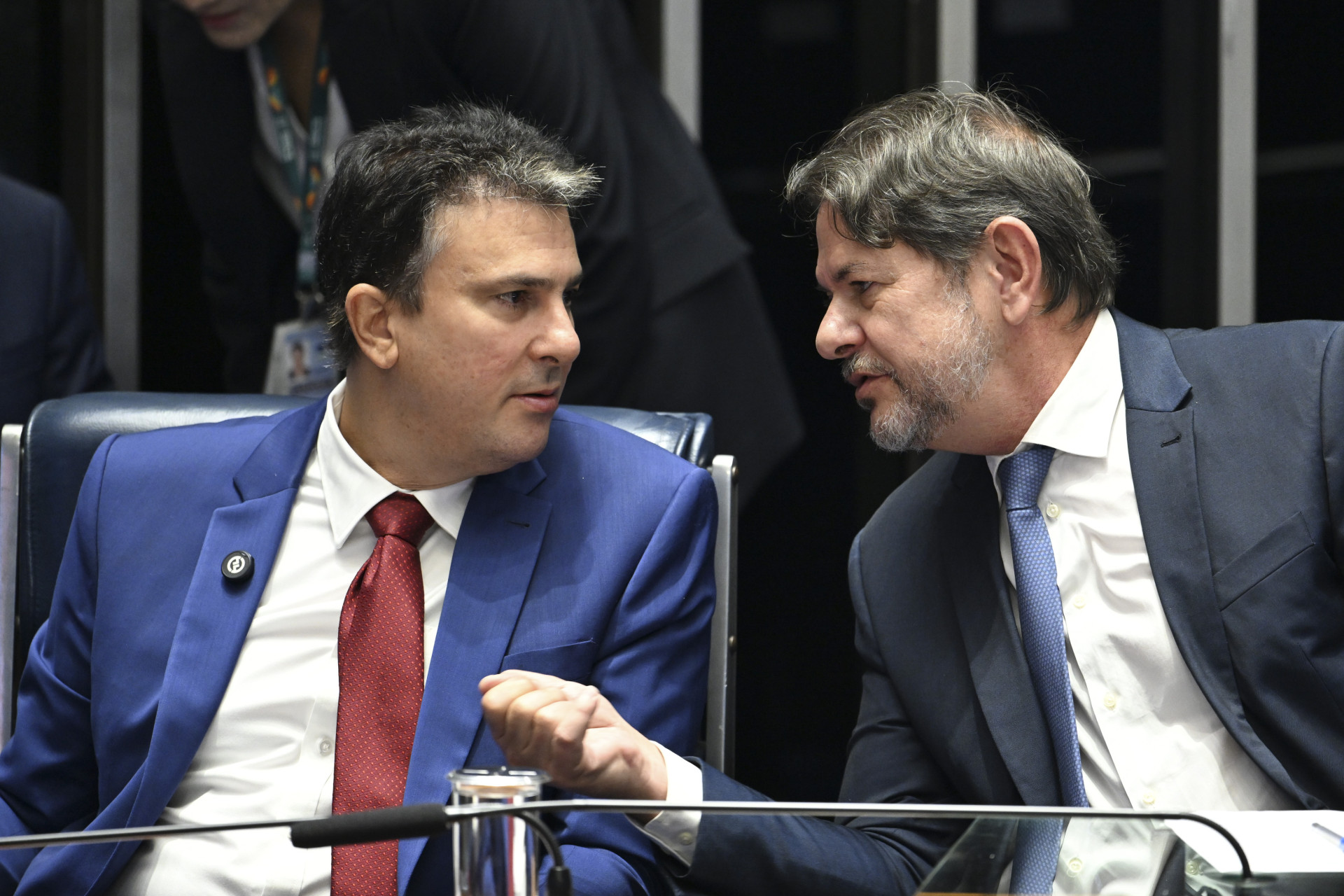 ￼Camilo Santana (PT) e Cid Gomes (PSB) (Foto:  Edilson Rodrigues/Ag&ecirc;ncia Senado)