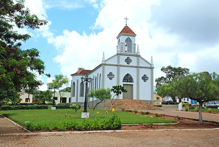 Outro destino popular de Cristalina é a Igreja São Sebastião dos Cristais, construída em 1948.