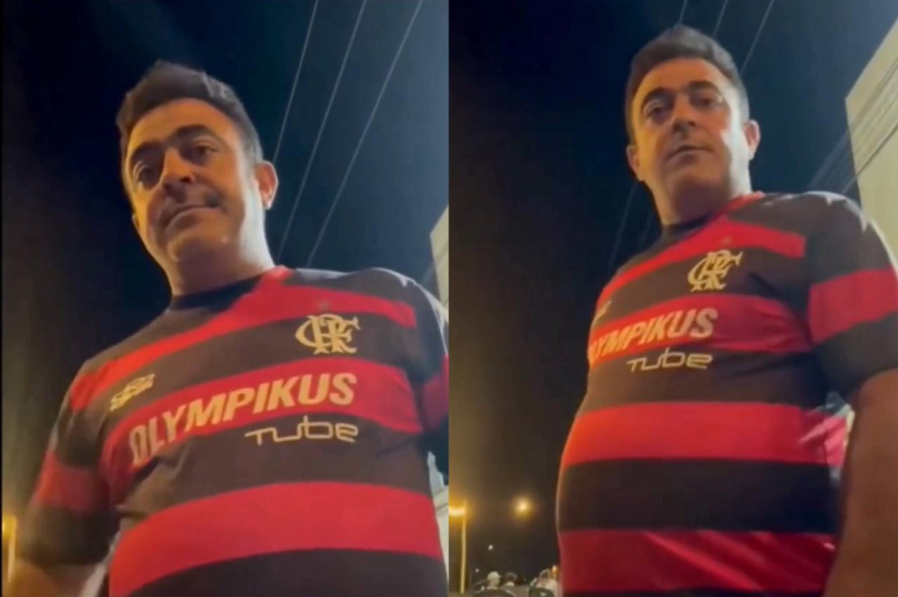 Dono do estabelecimento expulsou casal de mulheres ap&oacute;s troca de beijos em bar(Foto: Reprodu&ccedil;&atilde;o/Leitor Via WhatsApp O POVO)