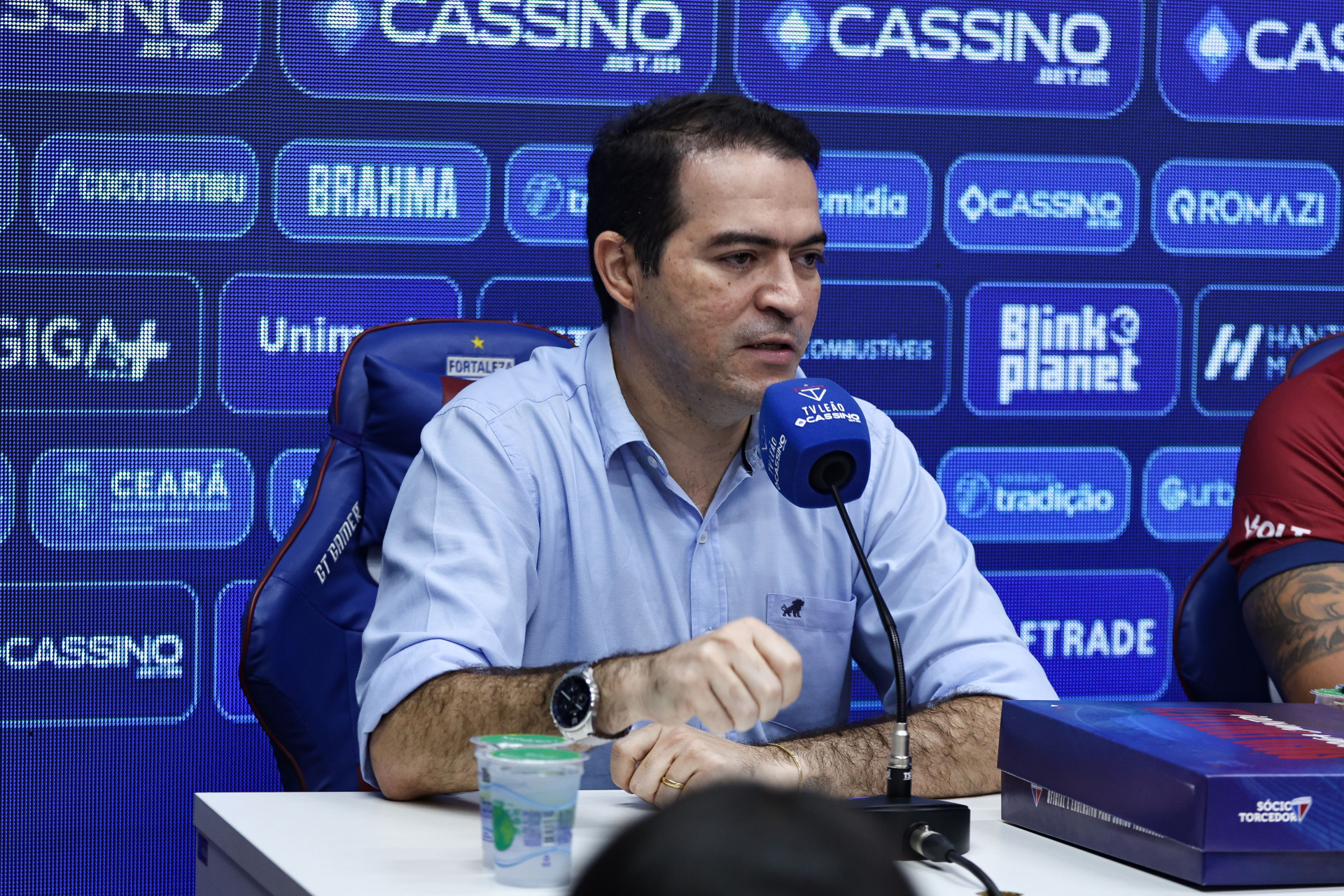 Marcelo Paz deixou o cargo de CEO do Fortaleza e assumiu diretoria de futebol no Corinthians (Foto: DANIEL GALBER/ESPECIAL PARA O POVO)