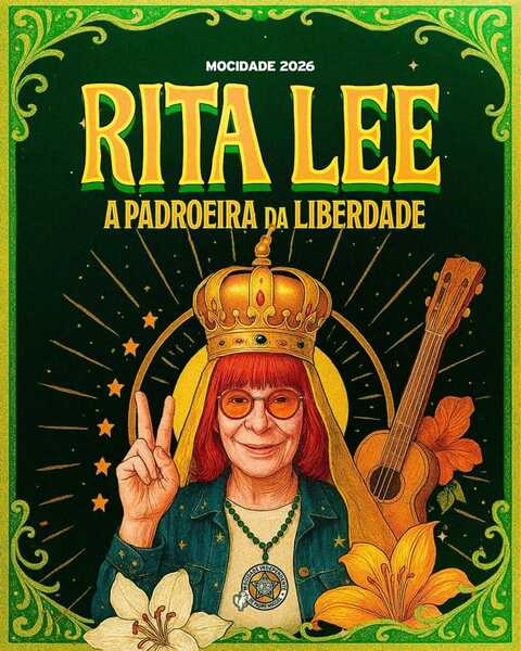 A escola de samba fez o anúncio oficial do enredo “Rita Lee, a padroeira da liberdade”, que homenageia a artista enfatizando não só a obra musical como também os legados estético e musical da cantora paulistana. 
