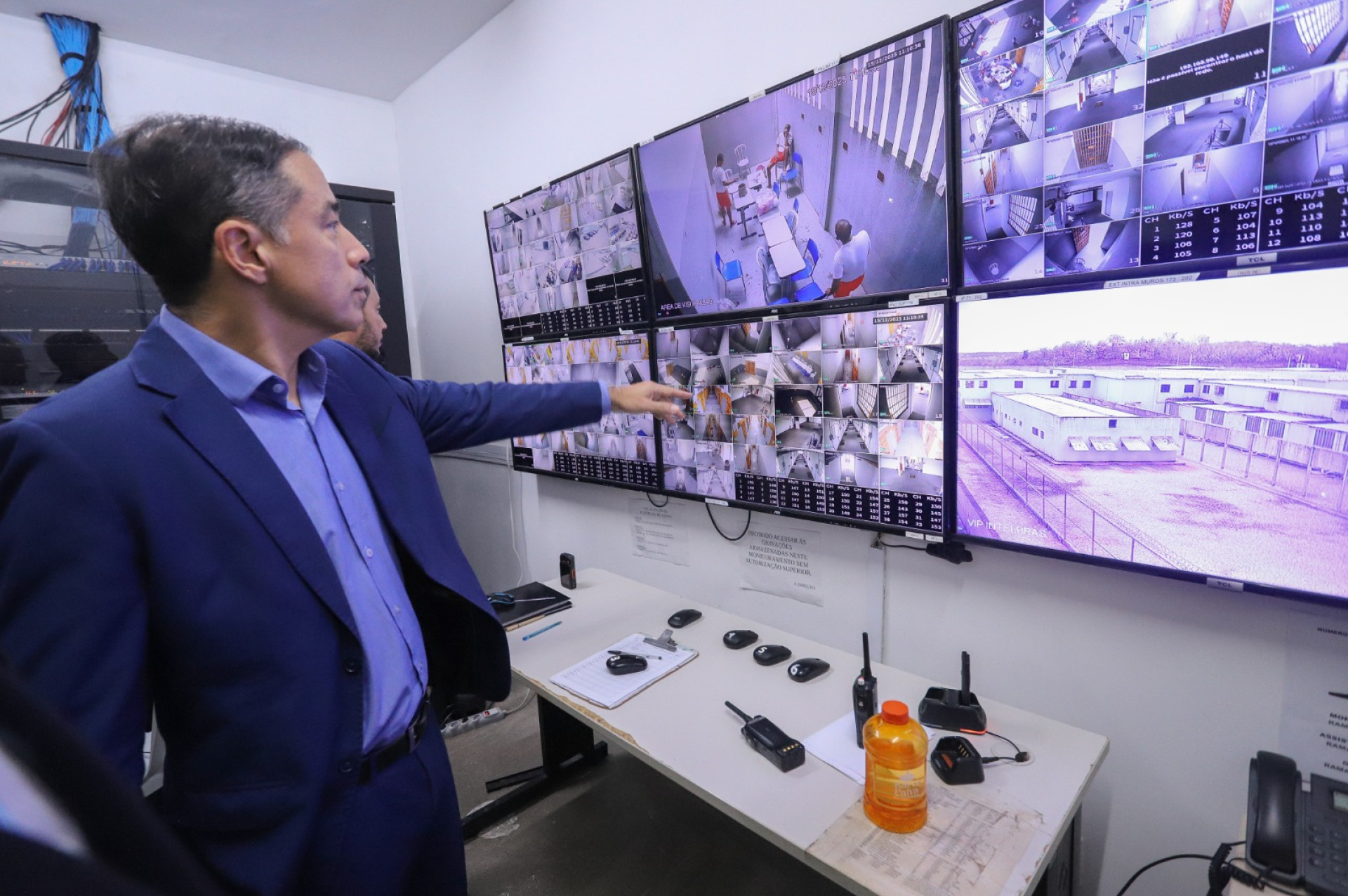 Operação do sistema foi acompanhada nesta segunda-feira pelo procurador-geral de Justiça, Haley Carvalho Filho (Foto: Divulgação/MPCE)