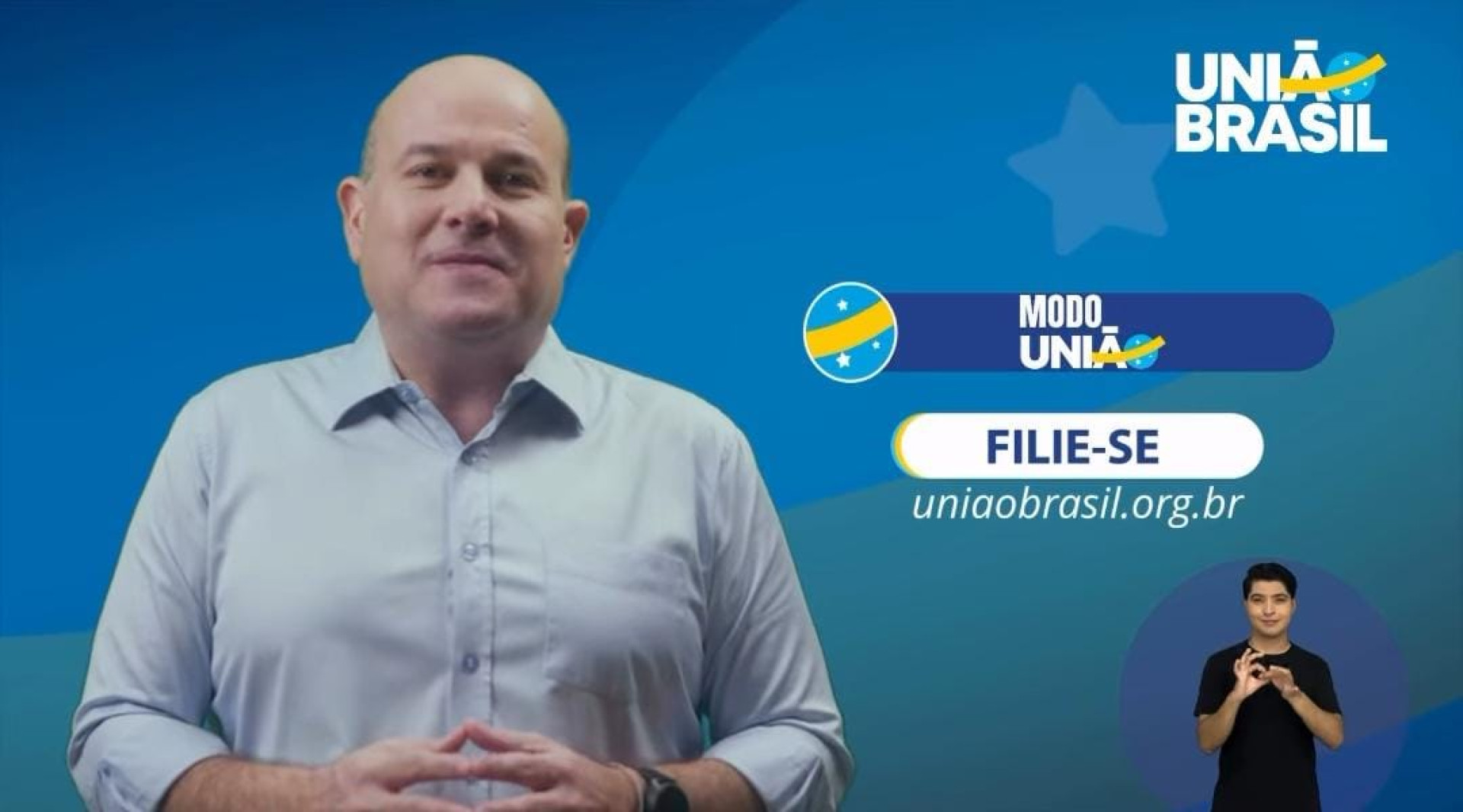 Roberto Cláudio em inserção de rádio e tv do União Brasil (Foto: Reprodução/Instagram: @uniaobrasilce44)