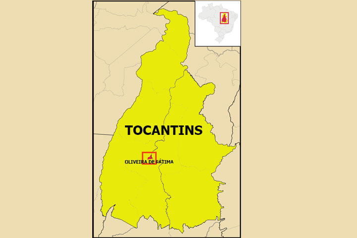 Está no Centro-Oeste do Tocantins a 289 metros de altitude. A distância para a capital Palmas é de 126 quilômetros.  Sua economia é baseada na pecuária de corte e produção de leite. Além das lavouras de arroz, milho, mandioca, banana e feijão de agricultura familiar .