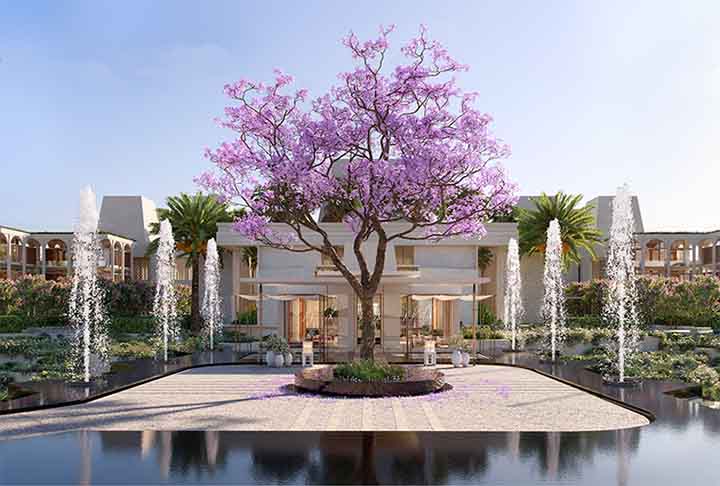 O resort está previsto para ser inaugurado em 2024, terá 36.115 metros quadrados, e contará com 52 quartos e suítes, 13 villas, um spa de 12.000 metros quadrados, um centro médico, um museu, um beach club, e um restaurante.