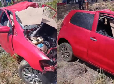 Vítima colidiu frontalmente com um caminhão em rodovia no Crato 