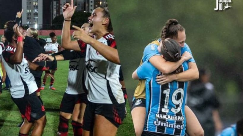 Rubro-Negro busca o bi após virada sobre o Inter, enquanto Tricolor elimina o Santos nos pênaltis; decisão mantém tabu contra paulistas 