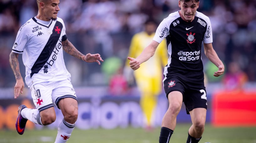 Philippe Coutinho e Breno Bidon são titulares do meio de campo de Vasco e Corinthians, respectivamente 
