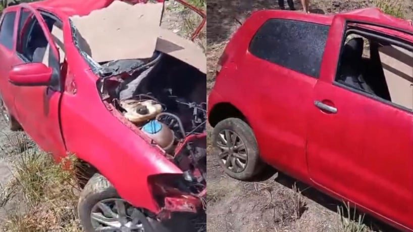 Vítima colidiu frontalmente com um caminhão em rodovia no Crato 