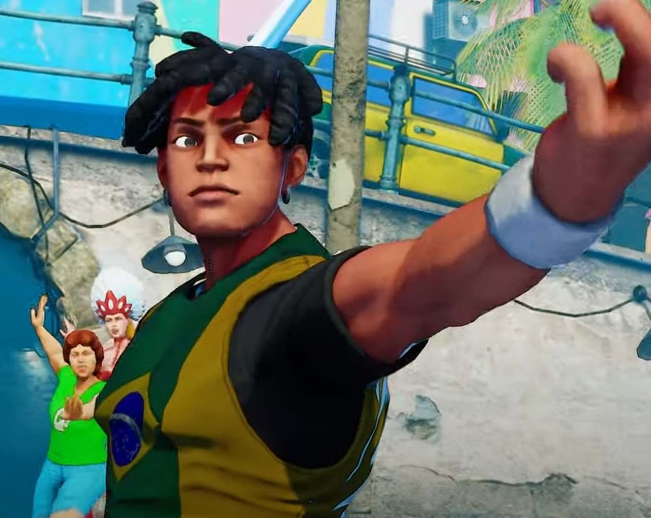 Sean Matsuda - O nome não parece muito de um brasileiro, mas seu estilo de luta em Street Fighter se assemelha muito ao gingado nacional, além de ter trajes com as cores e o símbolo do país.