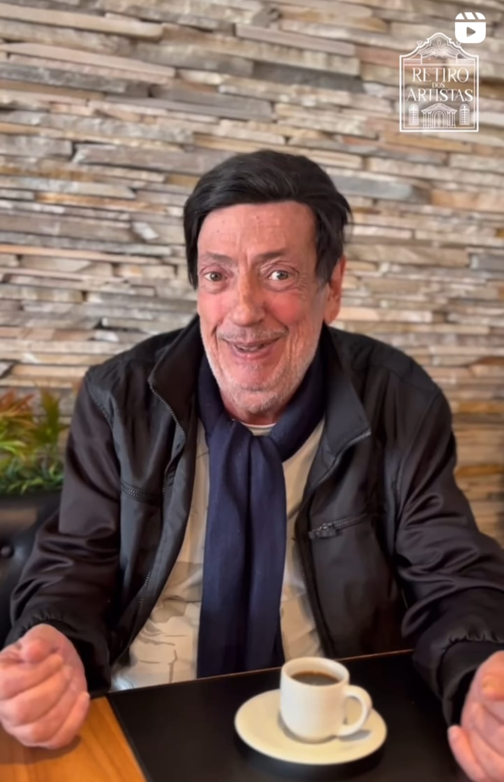 Morador do Retiro dos Artistas, no Rio de Janeiro, Marcos Oliveira, conhecido pelo personagem Beiçola em 