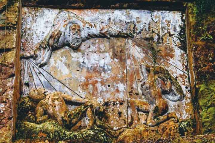 Outro painel, chamado “A criação do homem”, levou quase um ano para ficar pronto.