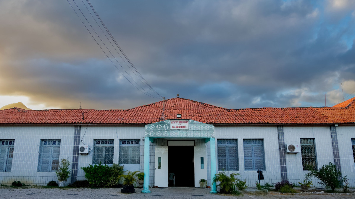 Fachada Instituto dos Pobres, localizado em Maranguape, na Regi&atilde;o Metropolitana de Fortaleza