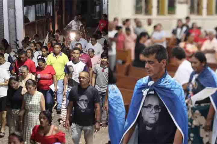 O encerramento dessa etapa foi marcado por uma cerimônia realizada na Praça do Santuário do Sagrado Coração de Jesus, no município de Marco, no Ceará, local onde Monsenhor Waldir exerceu seu ministério por quase 40 anos e construiu uma relação profunda com a comunidade local.
