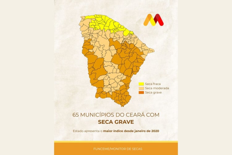 O acompanhamento cont&iacute;nuo da situa&ccedil;&atilde;o da estiagem em todo Brasil &eacute; acompanhado pelo Monitor de Secas