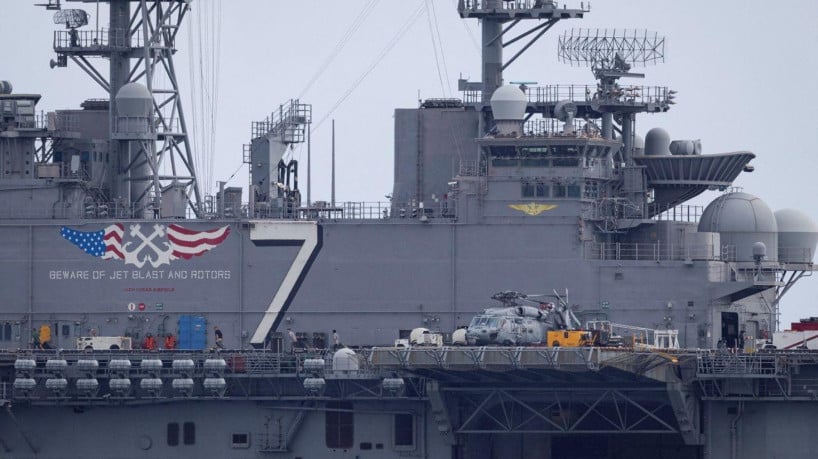 Venezuelanos que apoiam Maduro organizaram protestos no país contra ameaças de Trump 