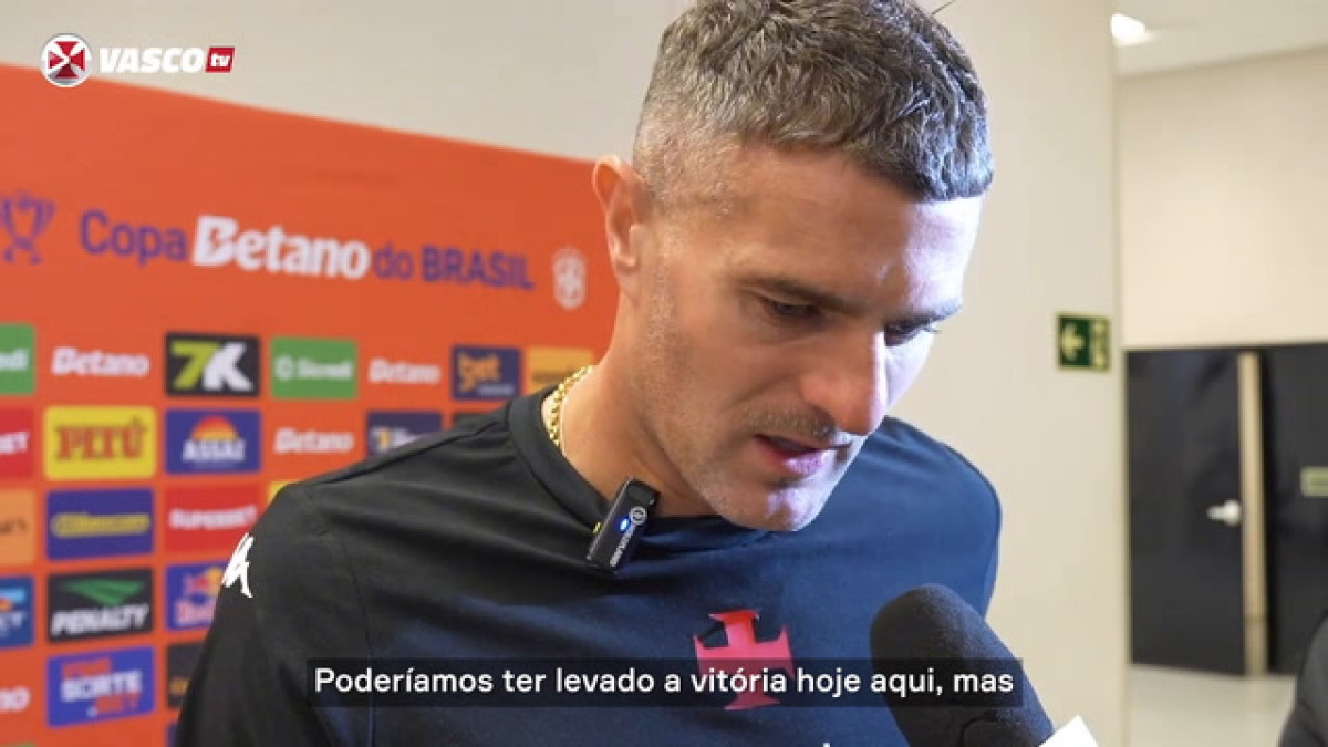 Vegetti: 'A gente merecia um pouco mais'