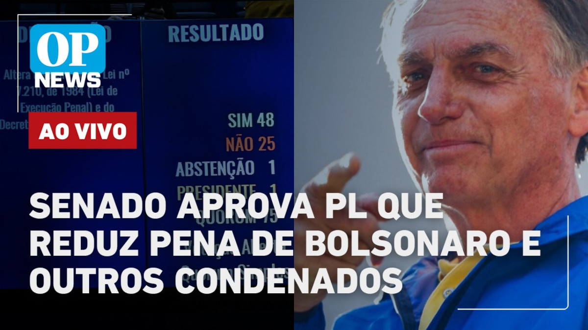 Senado aprova PL da dosimetria; Lula promete veto e STF reage
