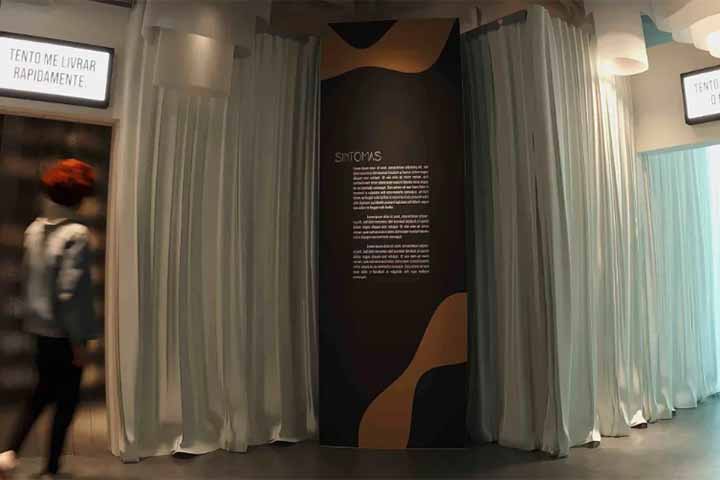 A proposta é conduzir os visitantes por uma jornada de autoconhecimento, explorando os principais conceitos da psicologia junguiana por meio da arte, da sensorialidade e da reflexão. 