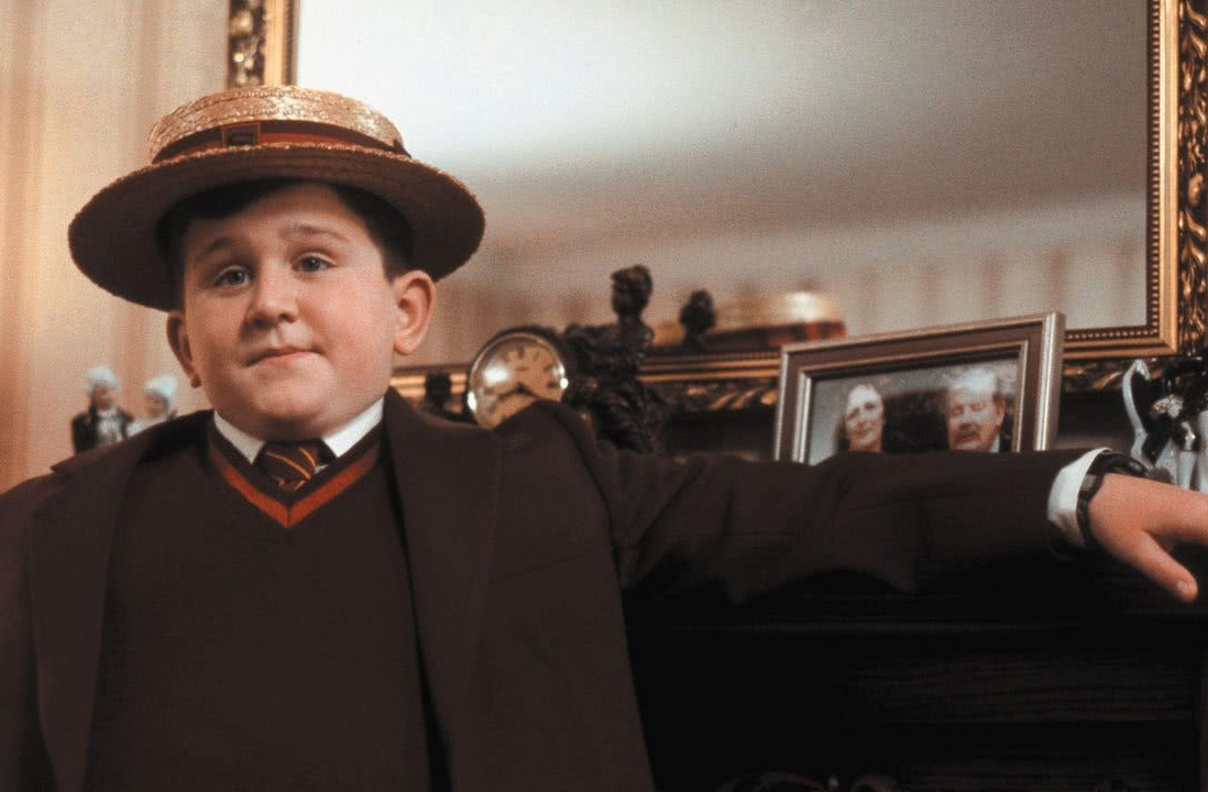 Na história, Duda era obeso, agressivo e mimado. Melling, ainda criança, encarnou esse papel com tanta veracidade que foi lembrado como um dos personagens mais odiados de toda a franquia.