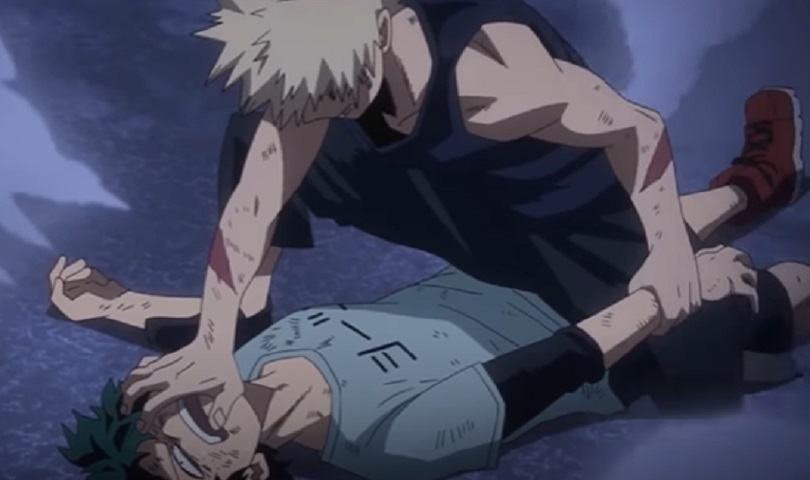 Midoryia vs Bakugou - Anime: Baku no Hero Academia - Midoryia é o personagem principal do anime Baku no Hero Academia e a sua rivalidade com Bakugou é um dos destaques da história. 