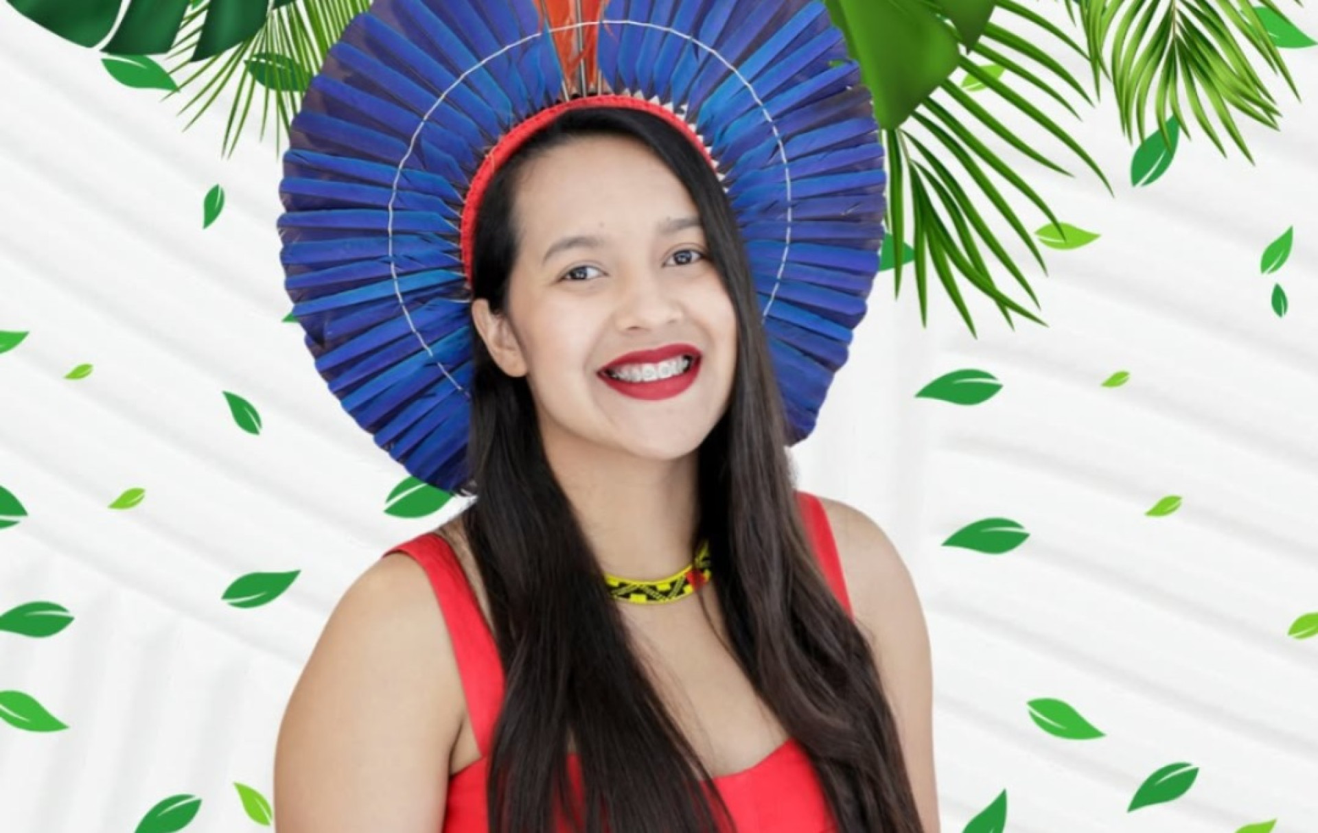 Milena é indígena kanindé, advogada e mestranda em Direito pela UNB (Foto: Reprodução/Instagram Milena Kanindé)