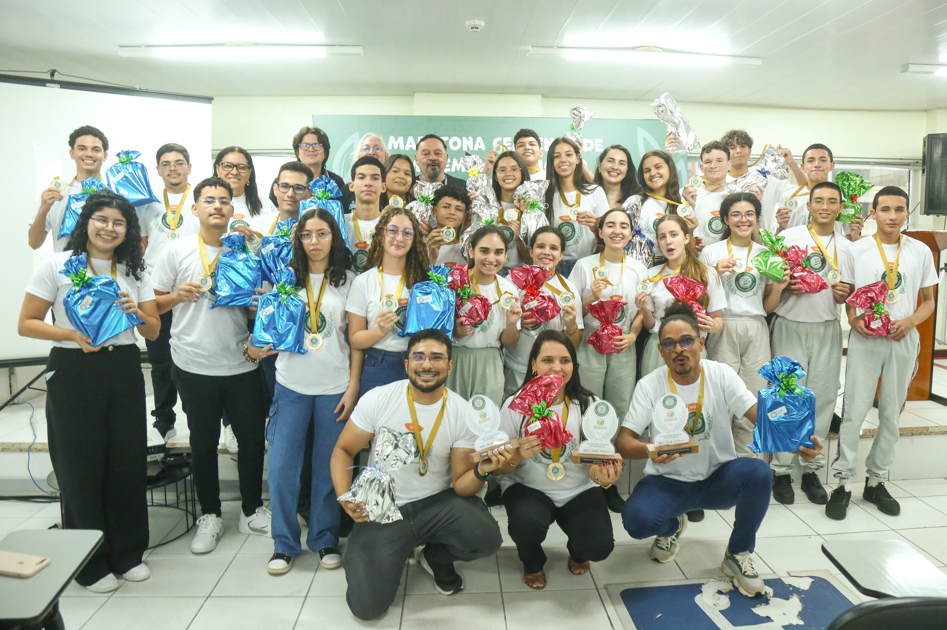  80 alunos de 10 escolas finalistas estiveram presentes (Foto: Jo&atilde;o Filho Tavares)