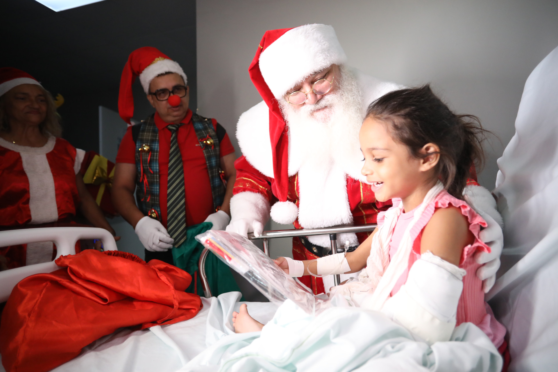 Visita do Papai Noel do IJF est&aacute; na 4&ordf; edi&ccedil;&atilde;o (Foto: F&Aacute;BIO LIMA)