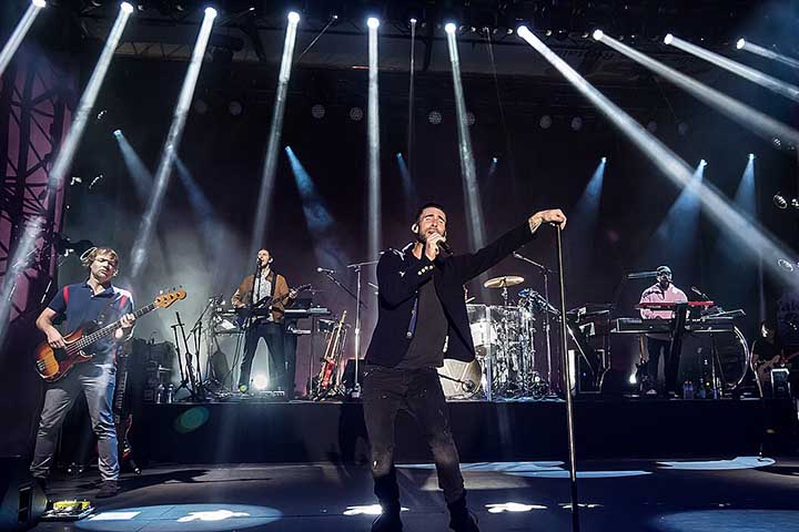 O álbum Hands All Over, de 2010, apresentou o sucesso Moves Like Jagger, parceria com Christina Aguilera, que se tornou um dos maiores hits da banda. 
