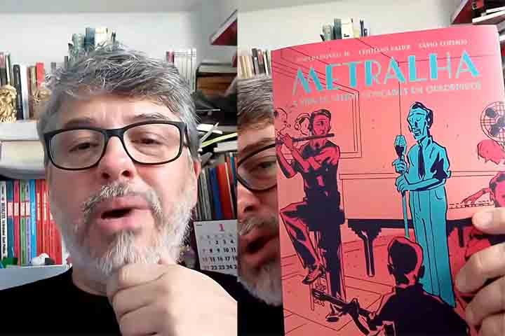 Trata-se de “Metralha: A vida de Nelson Gonçalves em quadrinhos”, obra roteirizada por Márcio Paixão Jr., ilustrada por Fábio Cobiaco e construída a partir da pesquisa do jornalista Cristiano Bastos, também autor da biografia “Nelson Gonçalves – O Rei da Boemia” (Plus, 2019).