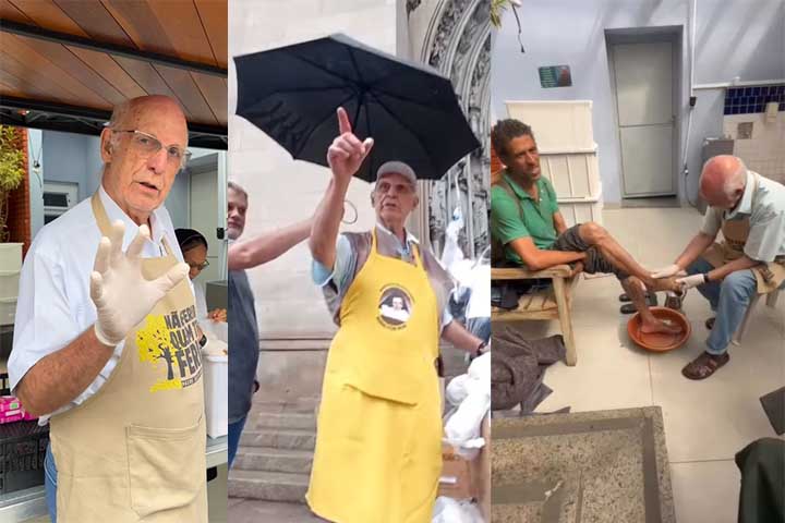 Padre Júlio Lancellotti consolidou-se como uma das figuras mais conhecidas da Igreja Católica no Brasil por sua atuação direta junto às populações mais vulneráveis da cidade de São Paulo, especialmente pessoas em situação de rua, crianças e adolescentes. 
